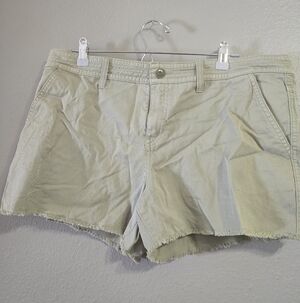 Womens Prana Sancho Shorts Organic Cotton Size 14